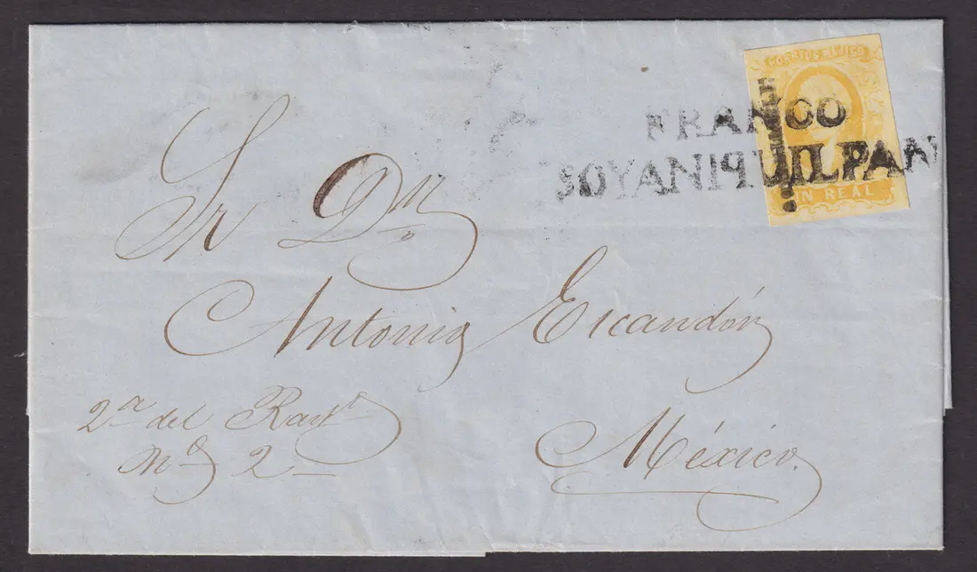 Mexico 1856 "Hidalgos" Issue