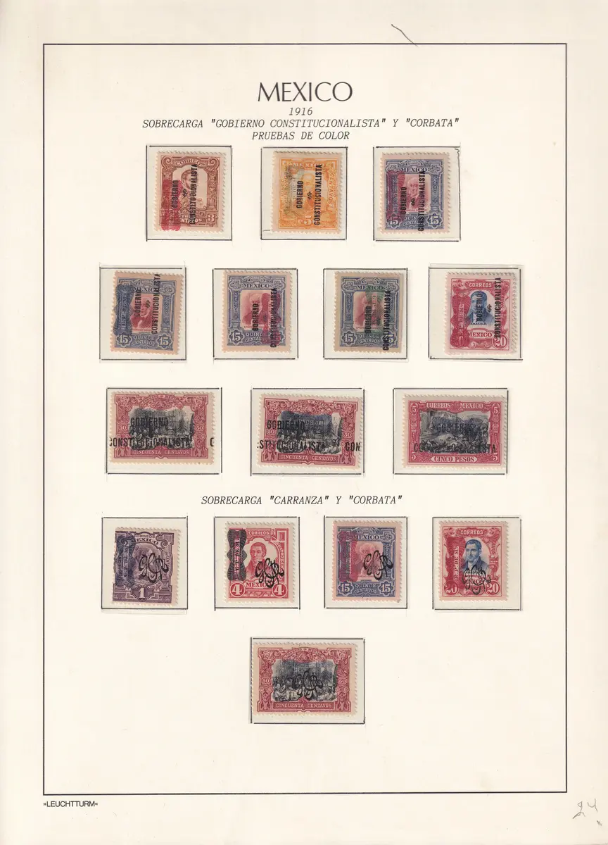 1914-1940 Revolutionary and Early 20th Century Period 1915, "Gobierno