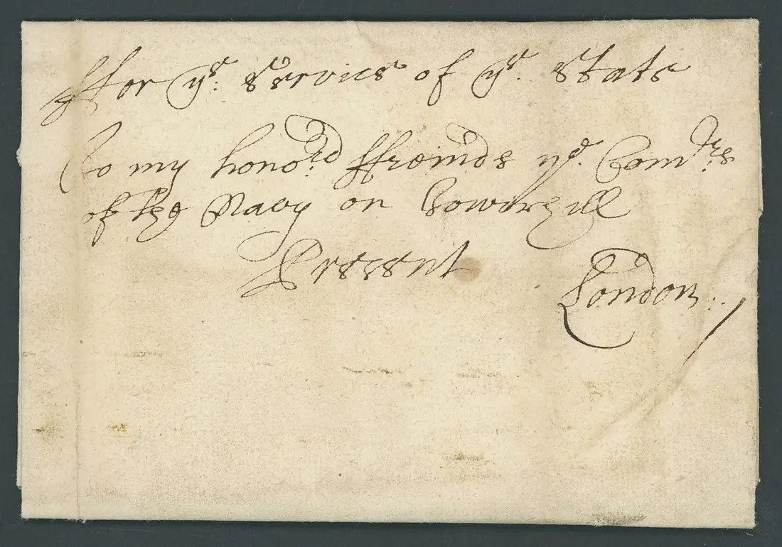 Great Britain Postal History Express Mail 1653 'New Post' 1653 (23