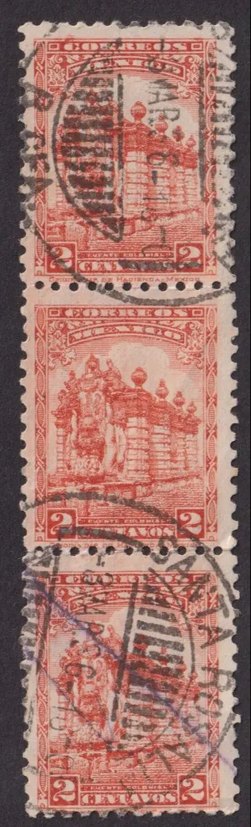 Mexico 20th Century Issues 1934, 2c. Scarlet, "Salto del Agua", with