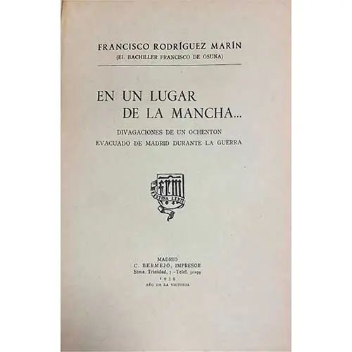 En un lugar de la Mancha