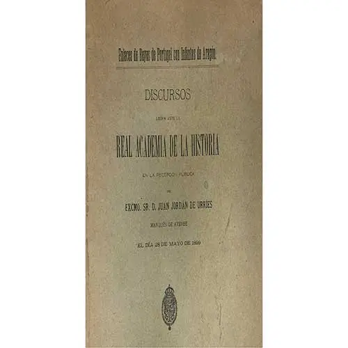 JORDAN DE URRIES, Juan / Marqus de Ayerbe.- Enlaces de Reyes de Portugal