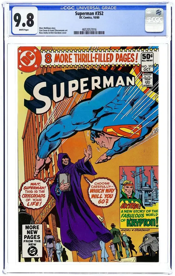Superman (1939 1st Series) 352 CGC 9.8