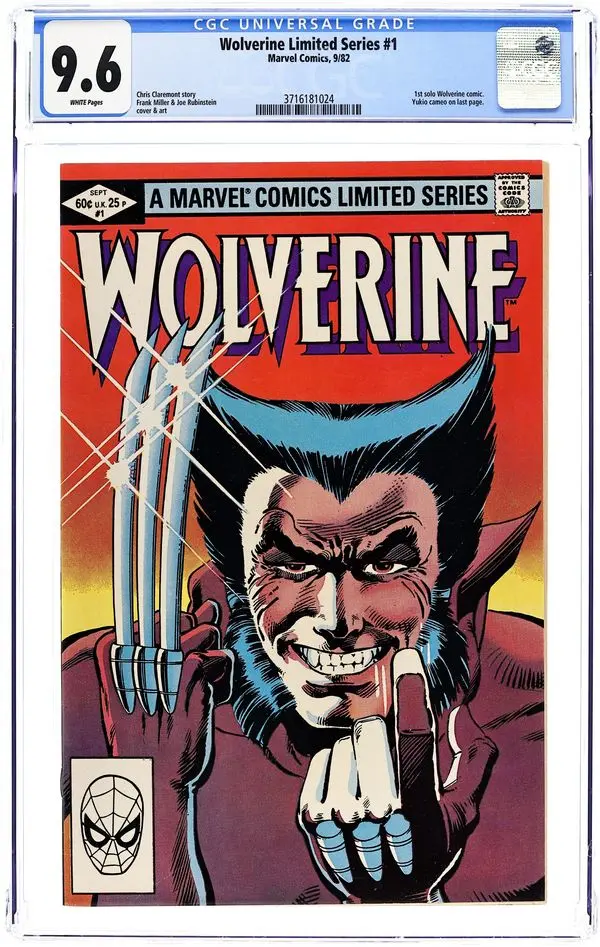 Wolverine (1982 Limited Series) 1D CGC 9.6