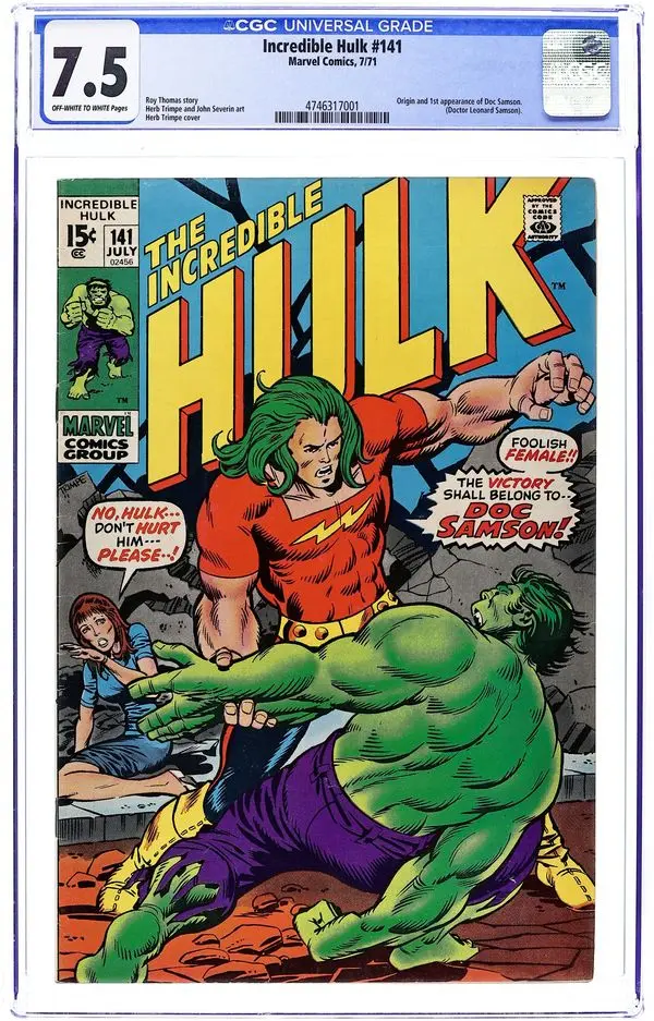Incredible Hulk (1962 Marvel 1st Series) 141 CGC 7.5