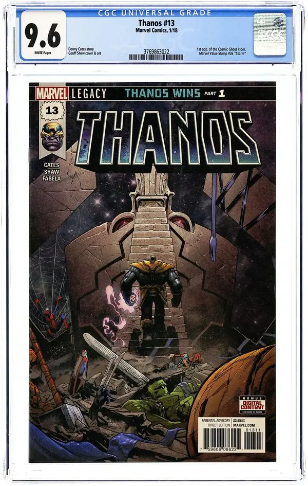 Thanos (2017 Marvel) 13A CGC 9.6