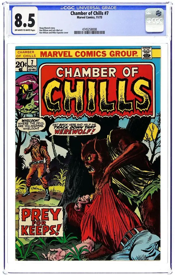 Chamber of Chills (1972 Marvel) 7 CGC 8.5