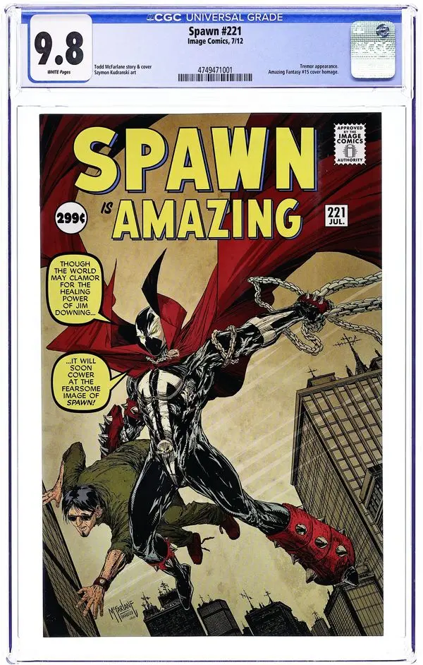 Spawn (1992 Image) 221A CGC 9.8