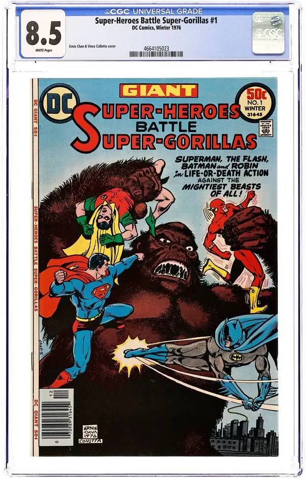 Super Heroes Battle Super Gorillas (1976) 1 CGC 8.5