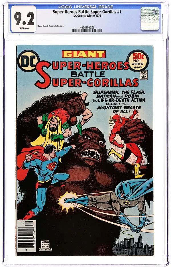 Super Heroes Battle Super Gorillas (1976) 1 CGC 9.2