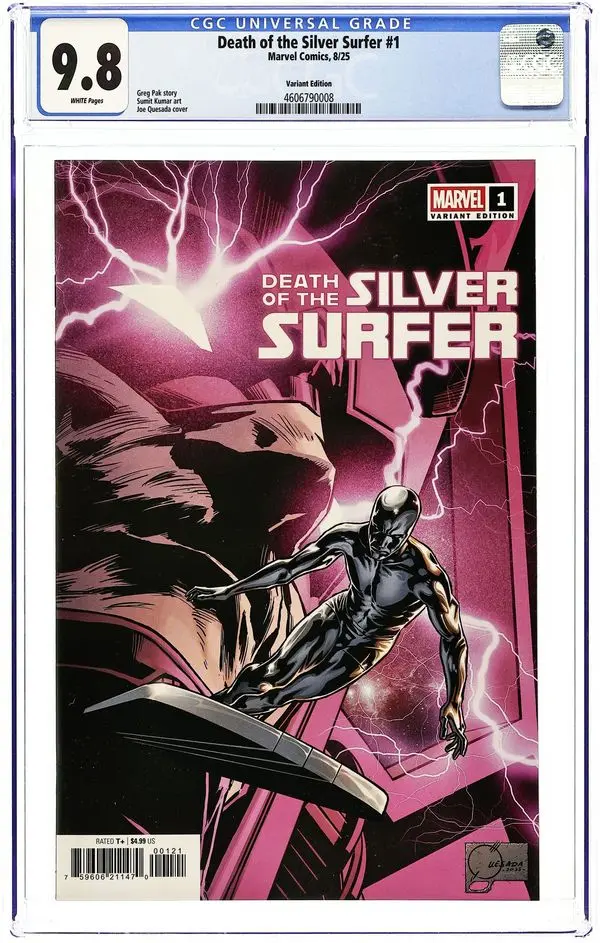 Death of the Silver Surfer (2025 Marvel) 1B CGC 9.8