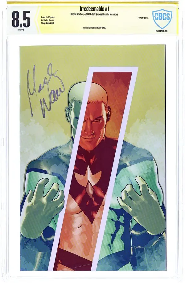 Irredeemable (2009 Boom Studios) 1D CBCS 8.5 Verified Sig Waid
