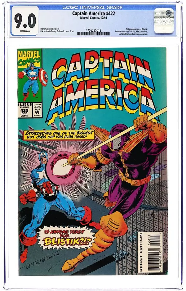 Captain America (1968 1st Series) 422 CGC 9.0
