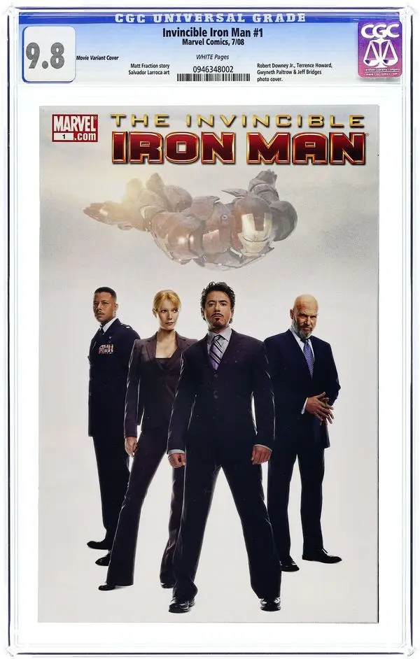 Invincible Iron Man (2008) 1G CGC 9.8