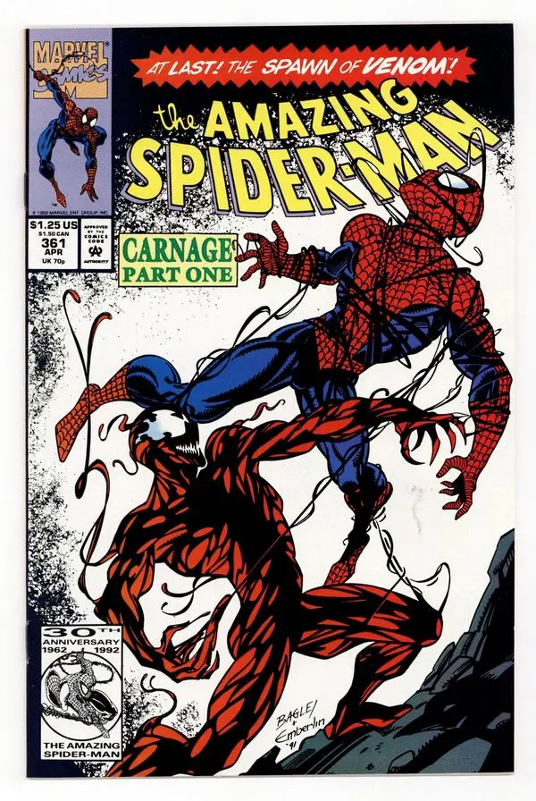 Amazing Spider-Man (1963 1st Series) 361A VF 8.0