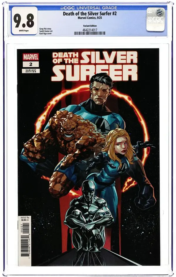 Death of the Silver Surfer (2025 Marvel) 2B CGC 9.8