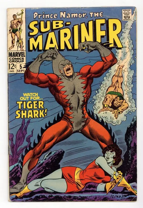 Sub-Mariner (1968 1st Series) 5 GD+ 2.5