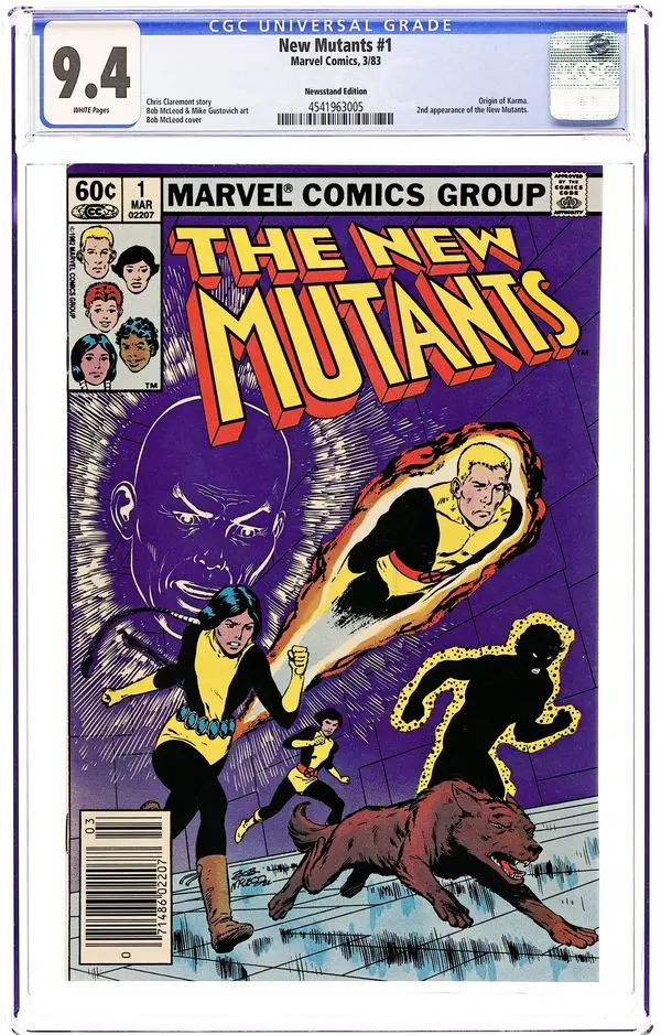 New Mutants (1983 1st Series) 1N CGC 9.4