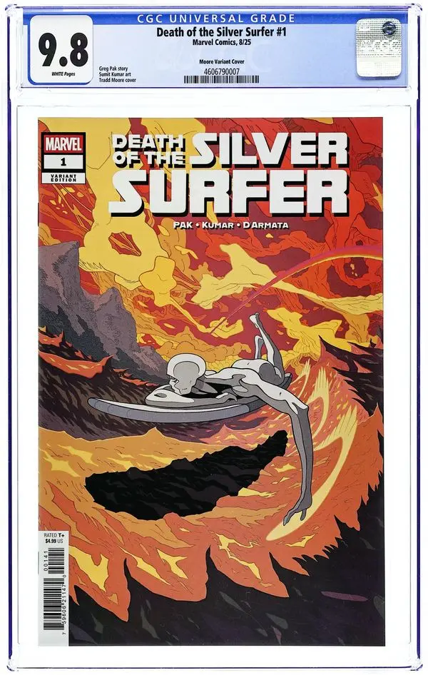 Death of the Silver Surfer (2025 Marvel) 1D CGC 9.8
