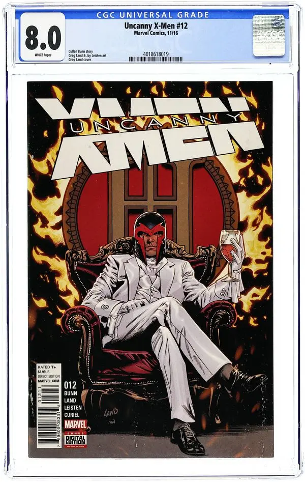 Uncanny X-Men (2016 4th Series) 12A CGC 8.0