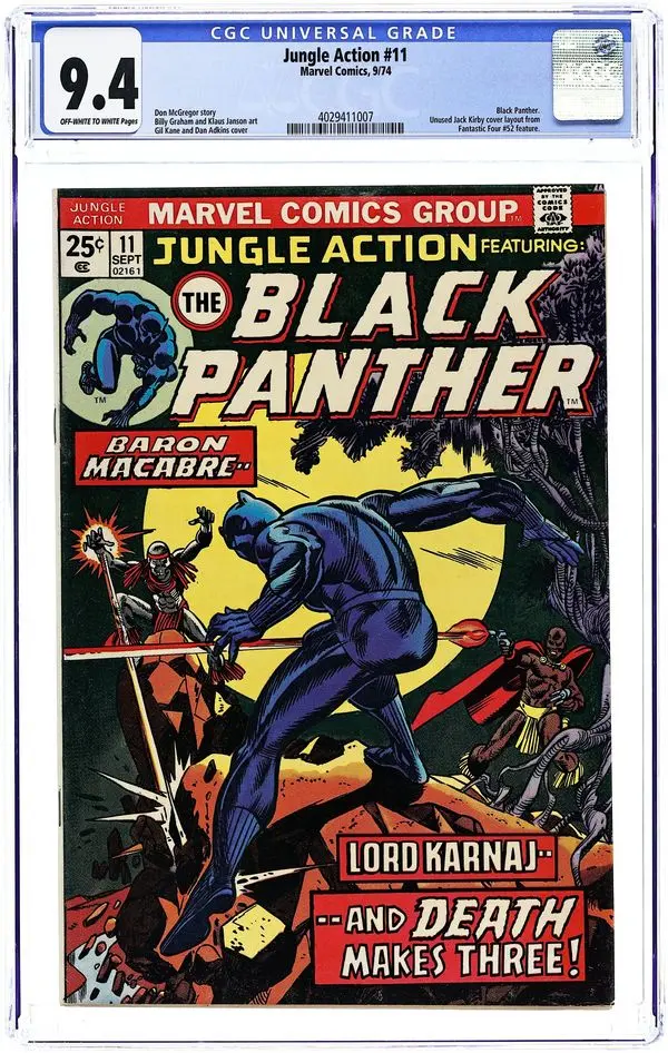 Jungle Action (1972 Marvel) 11 CGC 9.4