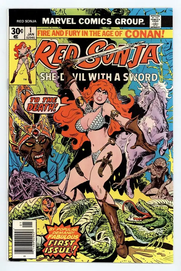 Red Sonja (1977 1st Marvel Series) 1 VF 8.0