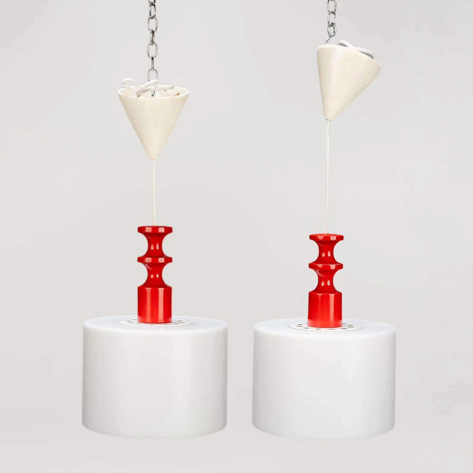 UNO & ÖSTEN KRISTENSSON. Taklampor, ett par, Luxus, 1970-tal.