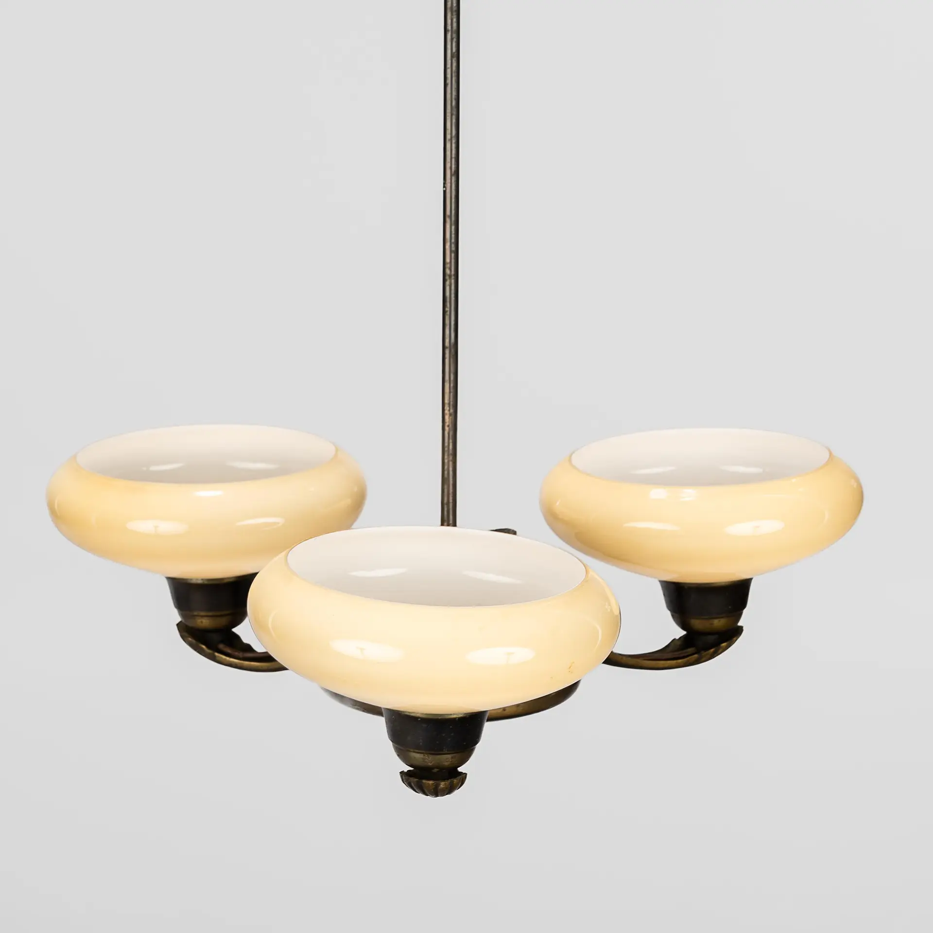Taklampa Art-deco, nr 951, Bröderna Malmströms, Malmö, år 1939.