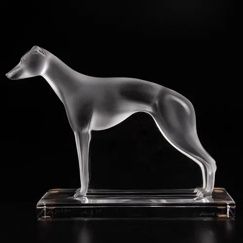 Marc Lalique Perceval Greyhound Sculpture