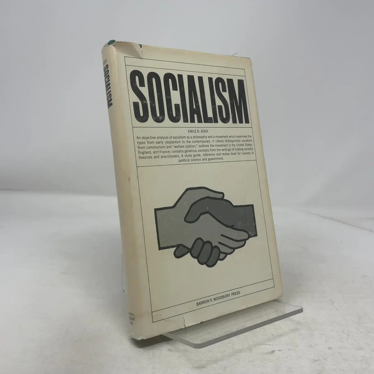 [Signed] [First Edition] Socialism Emile B. Ader [Used - Very good] [Hardcover]