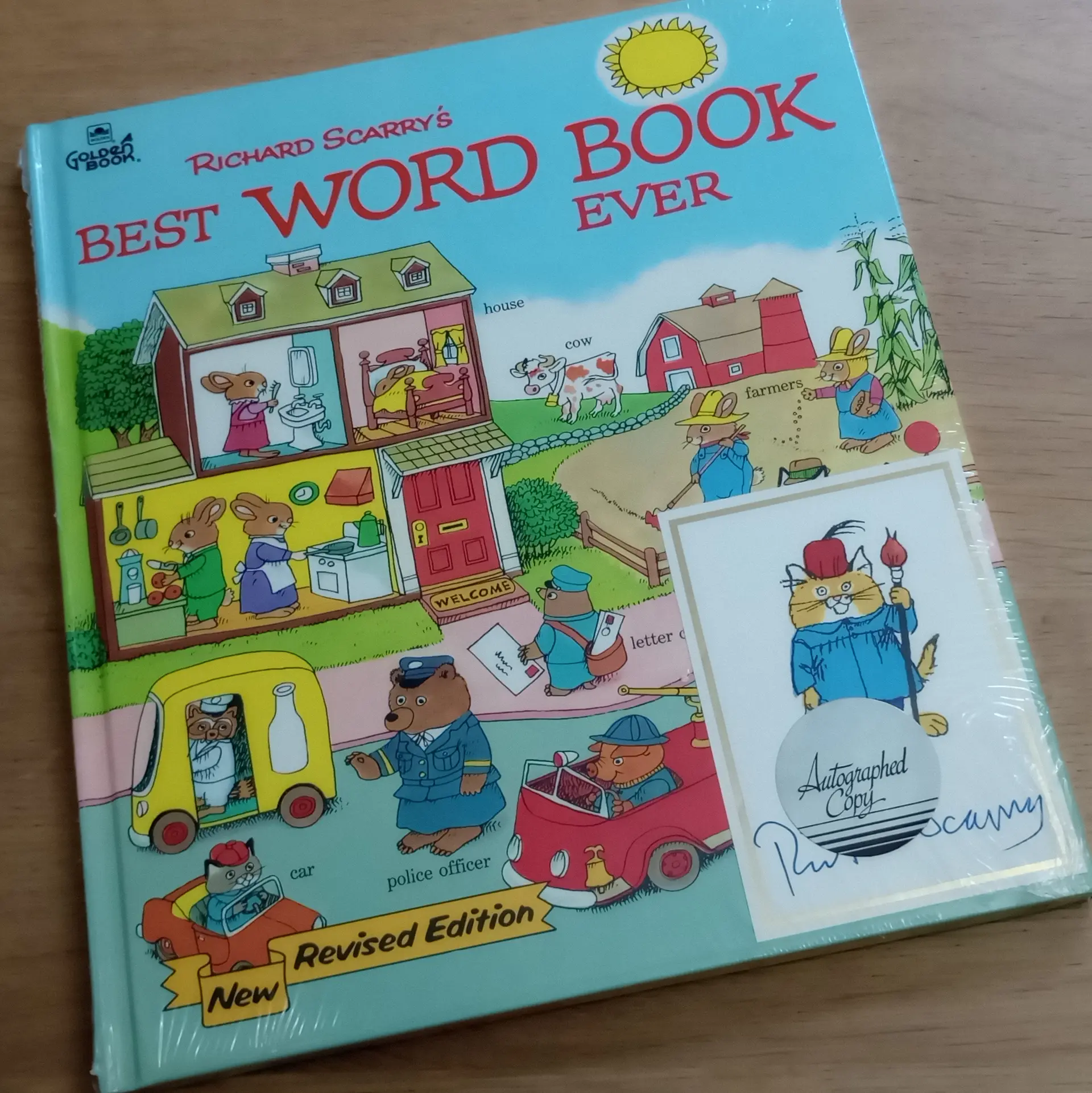 [Signed] [First Edition] Richard Scarry's Best Word Book Ever *SIGNED Scarry