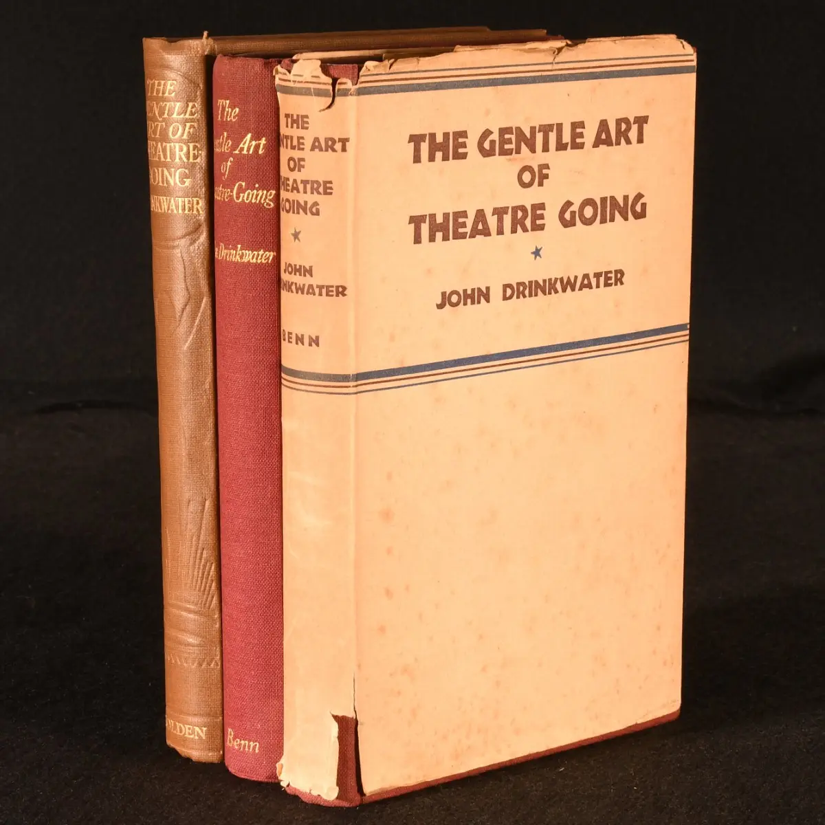 [Signed] The Gentle Art of Theatre-Going John Drinkwater...