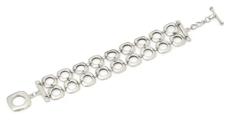 Tiffany & Co.: A "Toggle" bracelet of sterling silver. Weight app.