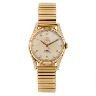 Fortis: Jubile of gold-plated metal, ref. 2079. Mechanical movement