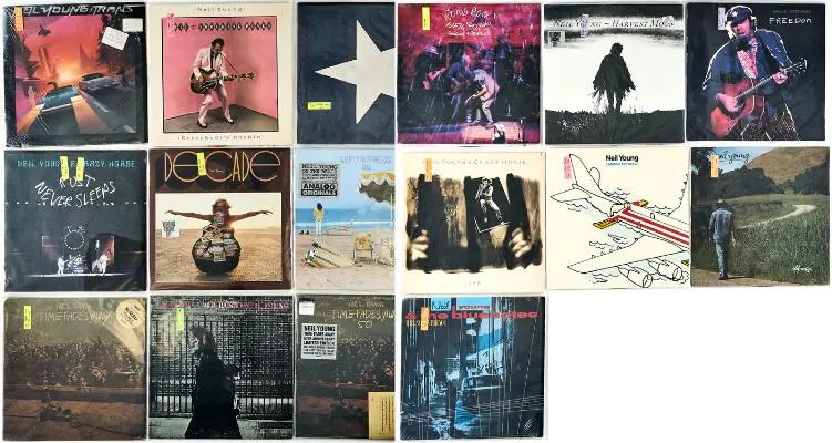 Neil Young: 20 LPs. Special editions and variations. (20) – Bruun