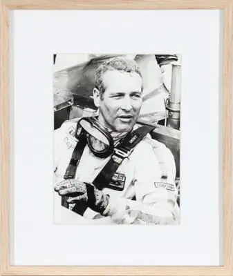 The American actor Paul Newman (1925–2008) at the Le Mans race in