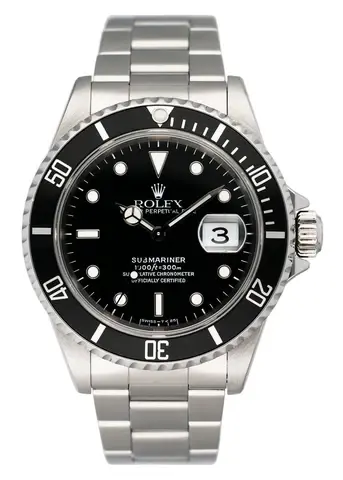 Rolex Submariner Date 16610 Mens Watch Box Papers