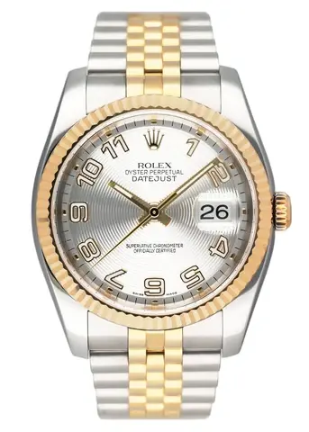 Rolex Datejust 116233 Concentric Silver Dial Mens Watch
