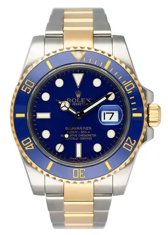 Rolex Submariner Date 116613LB Blue Dial Mens Watch Box Papers