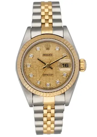 Rolex Datejust 79173 Diamond Anniversary Dial Ladies Watch