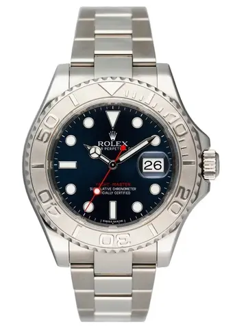 Rolex Yacht-Master 116622 Blue Dial Mens Watch Box Papers