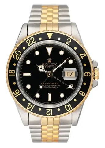 Rolex Oyster Perpetual Date GMT Master ll 16713 Mens Watch
