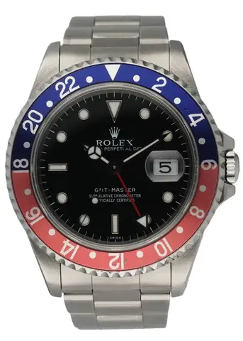 Rolex GMT Master Date 16700 Pepsi Bezel Men's Watch