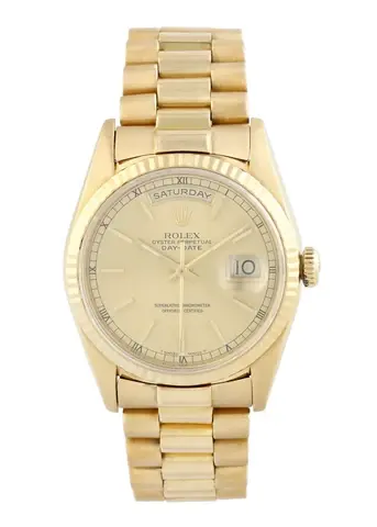Rolex Day-Date President 18238 18k Yellow Gold Watch