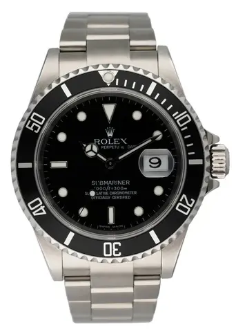 Rolex Oyster Perpetual Submariner 16610 Mens Watch Box & Papers