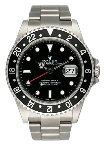 Rolex GMT Master II 16710 Stainless Steel Mens Watch