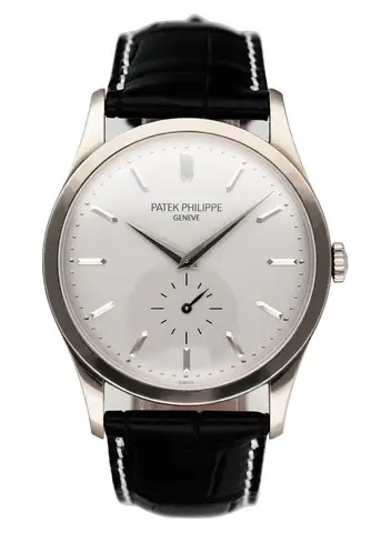 Patek Philippe Calatrava 5196G 18K White Gold Mens Watch