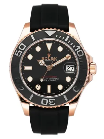 Rolex Yacht-Master 268655 Black Dial Mens Watch Box Papers