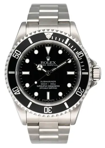 Rolex Submariner 14060M No Date Engraved Rehaut Mens Watch