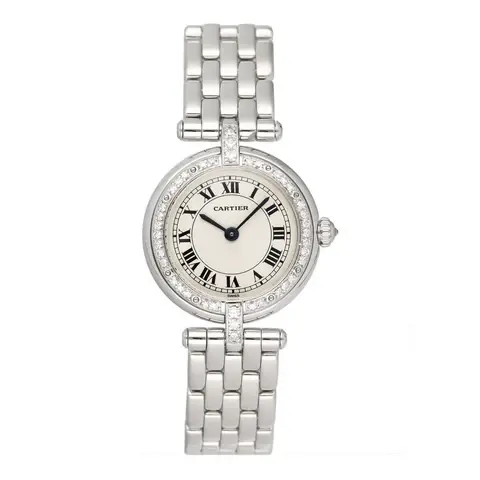 Cartier Panthere Vendome WF5033F3 Diamond 18K White Gold Ladies Watch